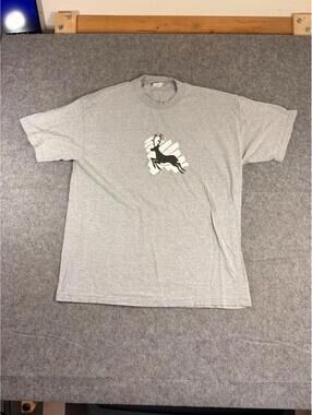 Vintage 2000 Target Christmas Reindeer Logo Gray X-Large T-Shirt